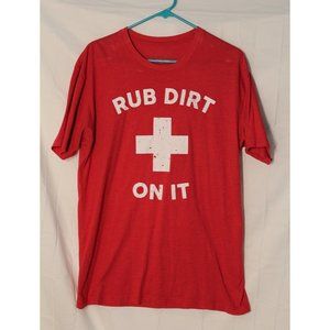 Baseballism Rub Dirt On It Men's T-Shirt